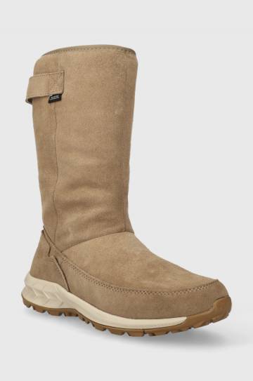 Замшевые сапоги Jack Wolfskin цвет коричневый Замшевые сапоги Jack Wolfskin цвет коричневый