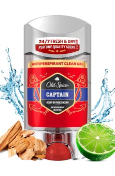 Гелевый антиперспирант-дезодорант OLD SPICE Captain мужской, 70 мл