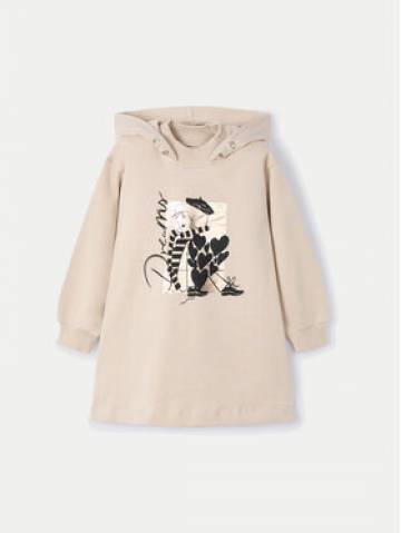 Mayoral Трикотажна сукня 4930 Бежевий Regular Fit Mayoral Трикотажна сукня 4930 Бежевий Regular Fit