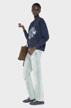 Женский темно-синий свитшот Olive Синий XS ZADIG&VOLTAIRE JWSS01698_ENCRE