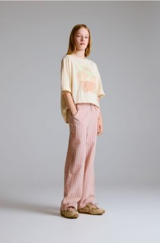 Reserved - Штани з додаванням віскози зі складчастої тканини - різнобарвний - 191HN-MLC