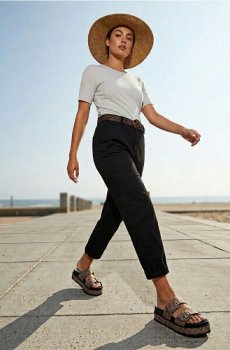 Бавовняна футболка basic - кремовий