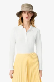 Женское белое поло Белый 34 Lacoste PF5464001