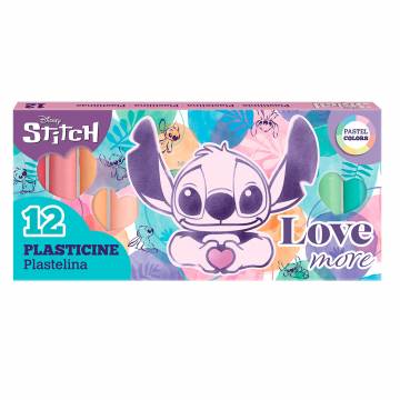 Пластилін CoolPack Colorino Stitch 12 кольорів (91989PTR)