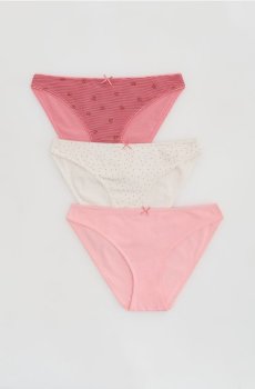 Reserved - Бавовняні трусики, набір з 3 - різнобарвний - 934HP-MLC
