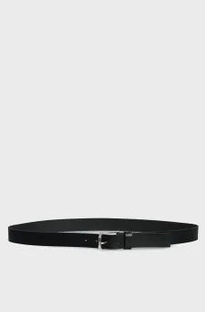 Мужской черный кожаный ремень Черный 105 Tommy Jeans AM0AM13369