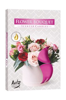 Ароматическая свеча Bispol Scented Candle Floral Bouquet, 6 шт (p15-334 a6)