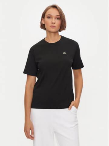 Lacoste Футболка TF7215 Чорний Loose Fit Lacoste Футболка TF7215 Чорний Loose Fit