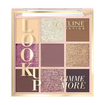 Палетка теней для век Eveline Cosmetics Look Up Eyeshadow Palette, Gimme More, 10.8 г Палетка теней для век Eveline Cosmetics Look Up Eyeshadow Palette, Gimme More, 10.8 г