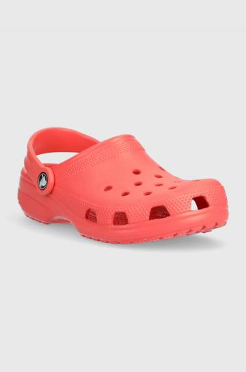 Шлепанцы Crocs CLASSIC KIDS CLOG цвет красный Шлепанцы Crocs CLASSIC KIDS CLOG цвет красный