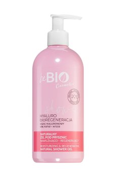 Увлажняющий восстанавливающий гель для душа beBIO Moisturizing & Regenerating Natural Shower Gel, 350 мл