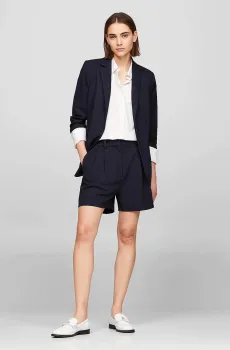 Женские темно-синие шорты MD CORE PLEATED Синий 36 Tommy Hilfiger WW0WW41380