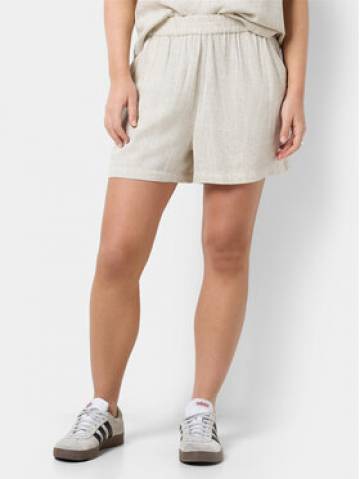 Noisy May Шорти з тканини Leilani 27028732 Бежевий Regular Fit Noisy May Шорти з тканини Leilani 27028732 Бежевий Regular Fit