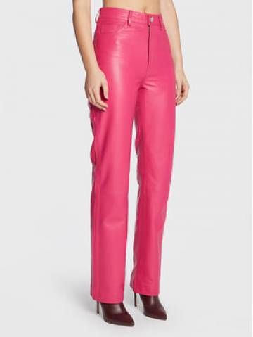 Remain Шкіряні штани Lynn Leather RM1510 Рожевий Regular Fit Remain Шкіряні штани Lynn Leather RM1510 Рожевий Regular Fit