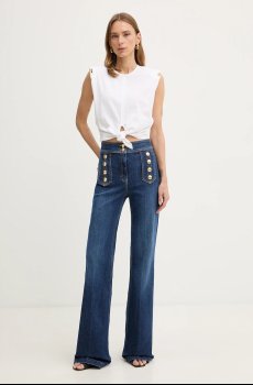 Хлопковая блузка Elisabetta Franchi