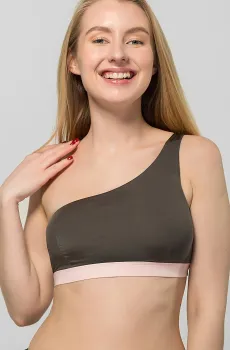 Женский оливковый лиф от купальника 488C Оливковый XS brabrabra SO205488