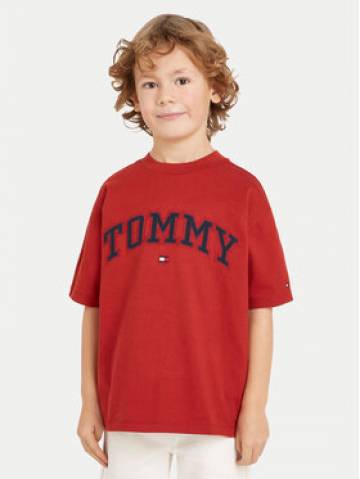Tommy Hilfiger Футболка Varsity KB0KB08666 Червоний Regular Fit Tommy Hilfiger Футболка Varsity KB0KB08666 Червоний Regular Fit