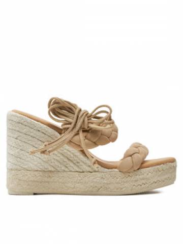 Manebi Еспадрильї Hamptons Two Braided Bands Wedge Espadrilles M 1.1 WE Бежевий Manebi Еспадрильї Hamptons Two Braided Bands Wedge Espadrilles M 1.1 WE Бежевий