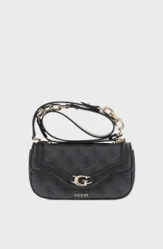 Женская черная сумка с узором Черный ONESIZE Guess HWSG79.93790;CLO