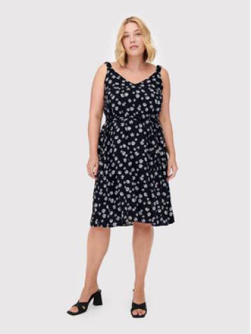 ONLY Carmakoma Літня сукня Lolliane 15261815 Чорний Regular Fit ONLY Carmakoma Літня сукня Lolliane 15261815 Чорний Regular Fit