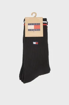 Черные носки (2 пары) ICONIC Черный 39-42 Tommy Hilfiger 701228176