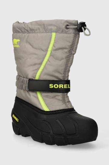Детские сапоги Sorel цвет серый