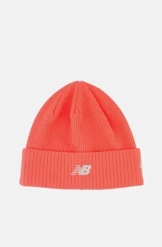 Оранжевая шапка Striped Knit Hat Оранжевый ONESIZE New Balance LAH01153URR