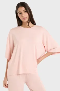 Женская пудровая футболка KATE Розовый L/XL Etam 6557921