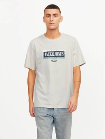 Jack&Jones Футболка Cobin 12250411 Сірий Standard Fit Jack&Jones Футболка Cobin 12250411 Сірий Standard Fit