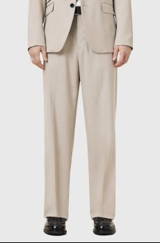 Брюки с примесью шерсти AllSaints GALLOW