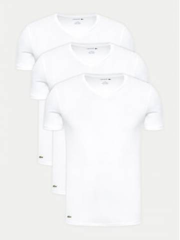 Lacoste Набір з 3 футболок TH3374 Білий Slim Fit Lacoste Набір з 3 футболок TH3374 Білий Slim Fit
