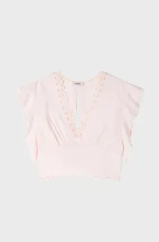 Женский розовый топ Розовый M Sandro SFPTO00921_Pink