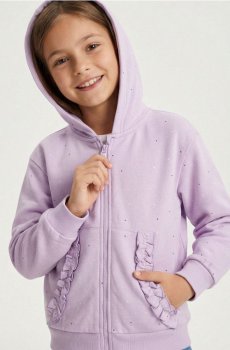 Худі на блискавці - Фіолетовий