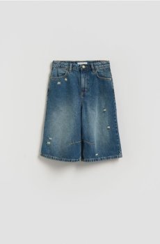 Reserved - Джинсові шорти-бермуди - синій - 272HN-55J