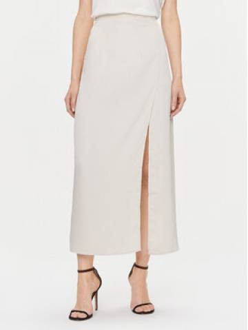 Bruuns Bazaar Спідниця-міді BBW3744 Écru Regular Fit Bruuns Bazaar Спідниця-міді BBW3744 Écru Regular Fit