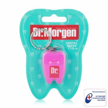 Зубная нить Dr. Morgen Dental Floss Mini для ежедневного ухода, розовый, 15 м