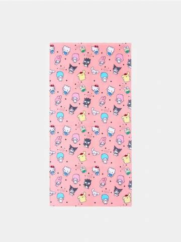 Бавовняний рушник Hello Kitty - пастельний рожевий Бавовняний рушник Hello Kitty - пастельний рожевий