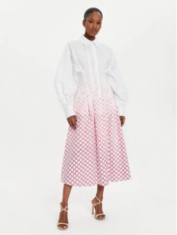 KARL LAGERFELD Сукня-сорочка 245W1305 Білий Regular Fit KARL LAGERFELD Сукня-сорочка 245W1305 Білий Regular Fit