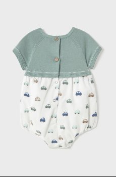 Хлопковый ромпер для младенцев Mayoral Newborn