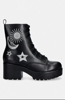 Полусапожки Koi Footwear Astro Silver Star Moon Chunky Boots