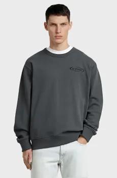 Мужской темно-серый свитшот 90s logo Серый M G-Star RAW D28845,E553