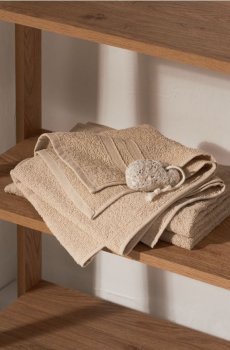 Бавовняний рушник - бежевий