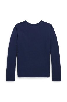 Хлопковый детский лонгслив Polo Ralph Lauren