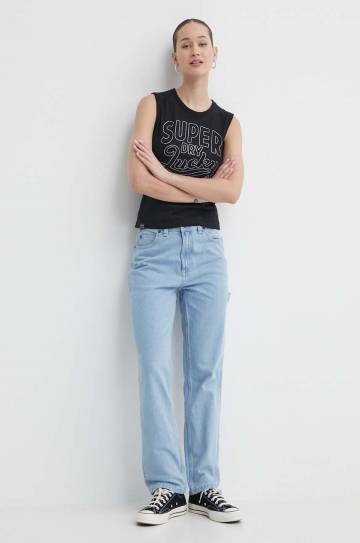 Джинсы Dickies ELLENDALE DENIM женские высокая посадка DK0A4XEK Джинсы Dickies ELLENDALE DENIM женские высокая посадка DK0A4XEK