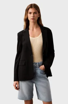 Женский черный жакет Черный 6 Calvin Klein LV044B491G