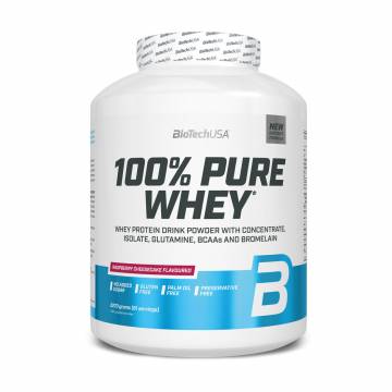 Протеин BioTech USA 100% Pure Whey Клубника, в порошке, 2.27 кг Протеин BioTech USA 100% Pure Whey Клубника, в порошке, 2.27 кг