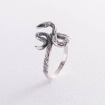Серебряное кольцо "Змея" 11269 Серебряное кольцо "Змея" 11269