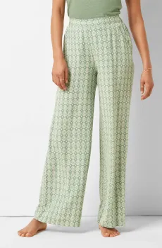 Женские оливковые брюки с узором TANISHA Оливковый L Etam 6539476