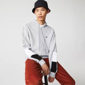 Lacoste толстовка чоловіча Colorblock на блискавці Lacoste толстовка чоловіча Colorblock на блискавці