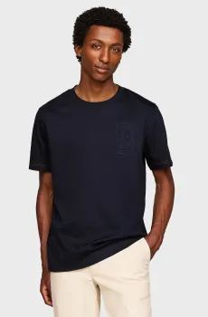 Мужская темно-синяя футболка HERALDIC CREST TEE Синий S Tommy Hilfiger MW0MW35457